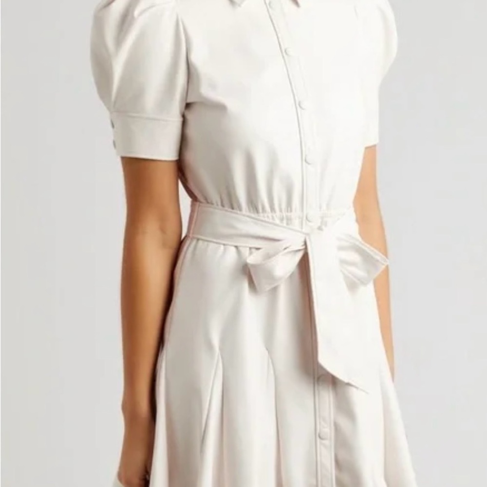 Alice + Olivia White Mini Dress - Picture 4 of 4